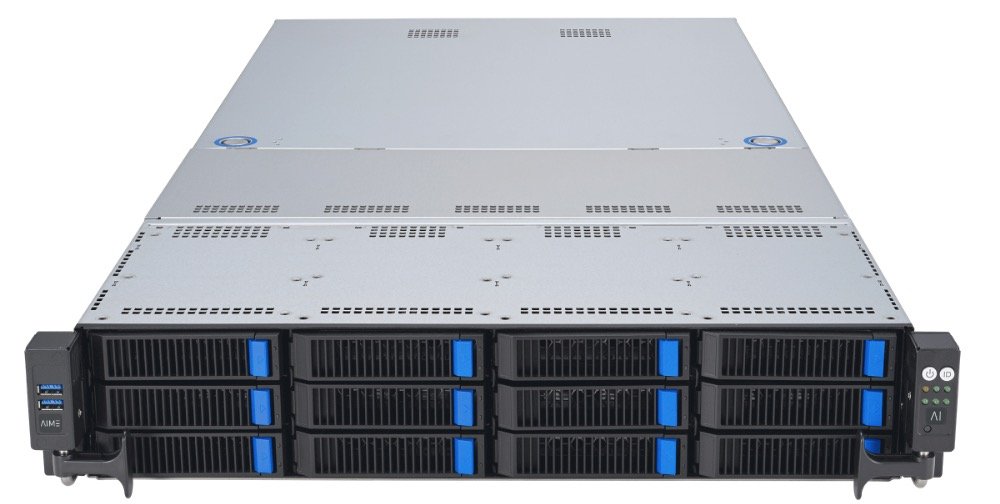 Front top AIME RS520H - Backup Storage Server