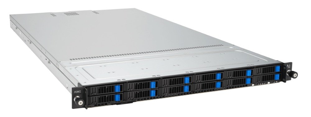 AIME RS504 - EPYC CPU Rack Server - top right