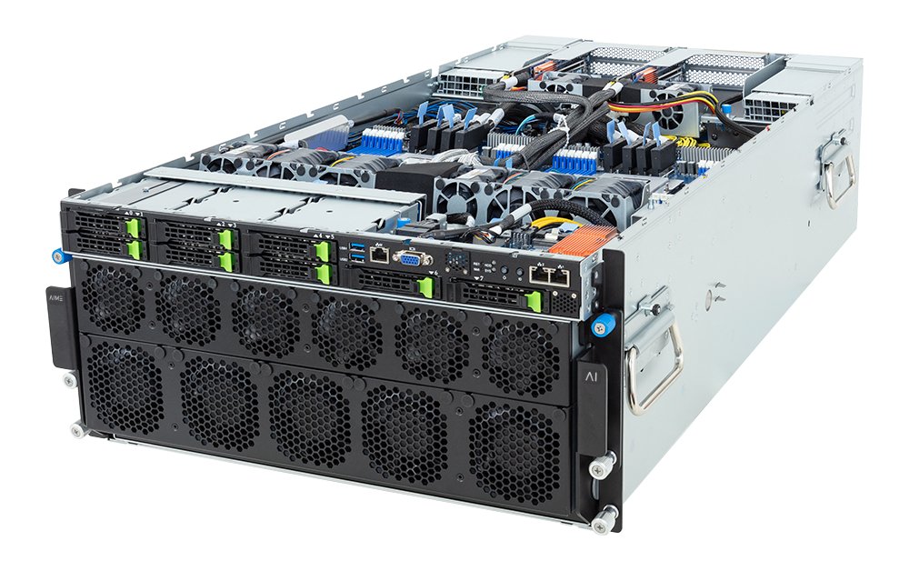 AIME GX8-H200 HGX Server side