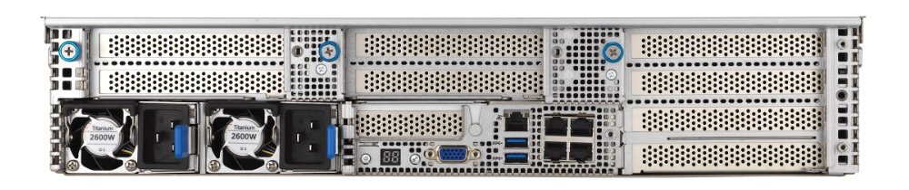 Back AIME RS524 - GPU Rack Server