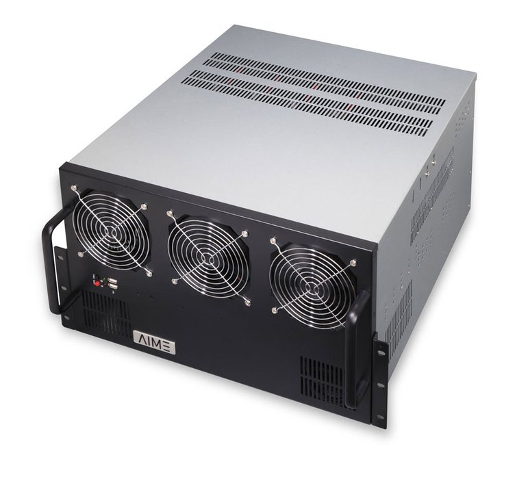 AIME R410 Multi-GPU Server