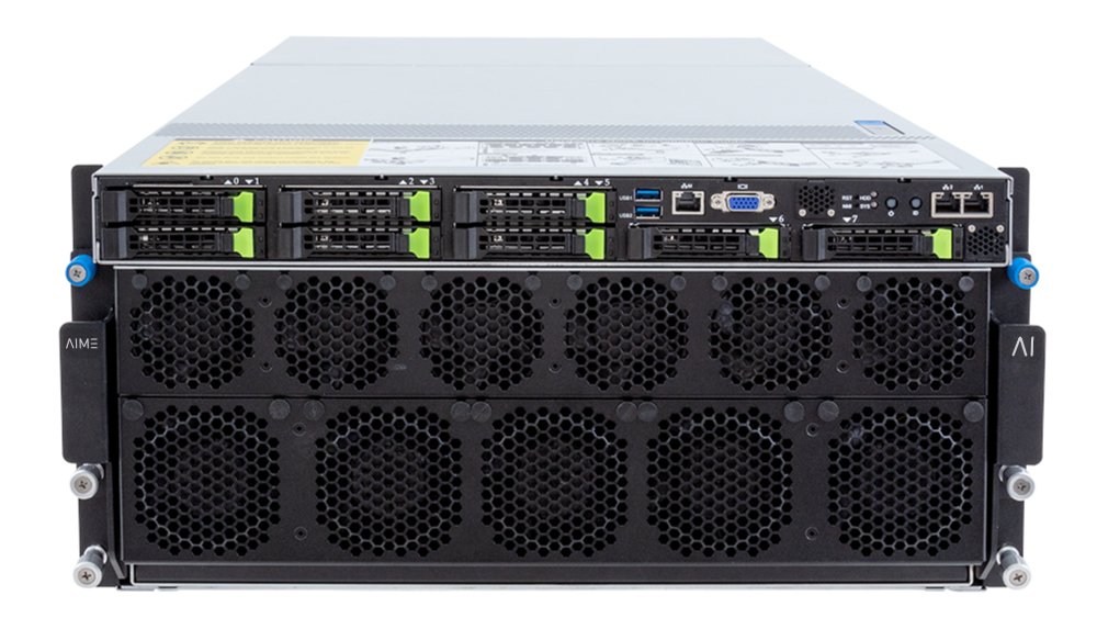 AIME GX8-H200 HGX Server front