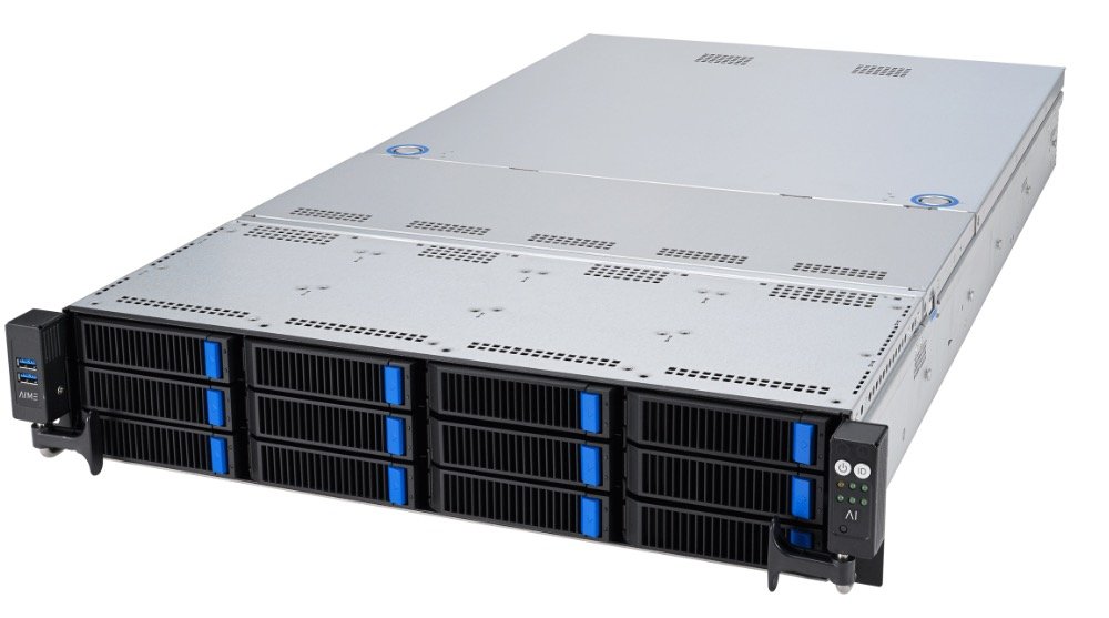 Front right RS520Z High Performance Storage Rack Server